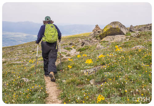 Anne Hiking Rollins Pass